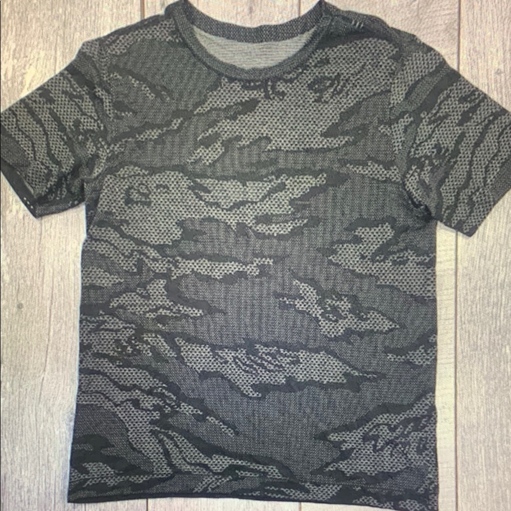 Kids Camouflage T-Shirt - Gray